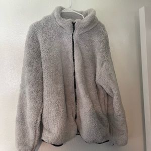 Pink full zip Sherpa